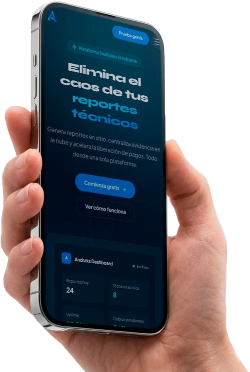Plataforma Andraks — App móvil y Dashboard administrativo